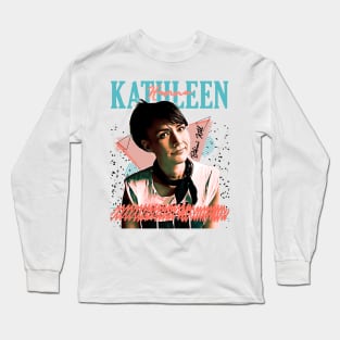 Bikini Kill // Kathleen Hanna Fan Art Retro Design // Vintage Long Sleeve T-Shirt